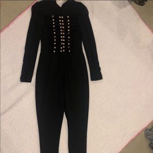 Love university spandex jumpsuit